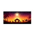 thumbnail image 1 of A Large Christmas Garage Banner For Outdoor Decorations Party Background And Festive Scene Setup Made From Durable Polyester Material With Vibrant Graphics, 1 of 7