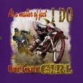 thumbnail image 2 of Wild Bobby, Biker Girl t I Do Ride Like A Girl, Cars and Trucks, Women Graphic Tee, Purple, X-Large, 2 of 4