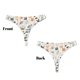 thumbnail image 3 of Fotbe Watercolor Floral Tanga Sin Costuras para Mujer con Estampado – Panties Invisibles, Transpirables y Cómodos para Uso Diario-Medium, 3 of 6