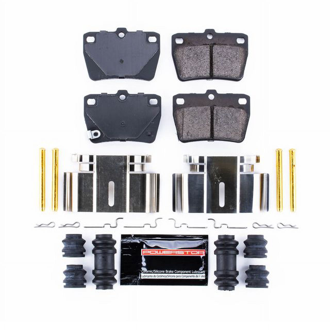 Power Stop Rear Z23 Evolution Carbon-Fiber Ceramic Brake Pads Z23-1051