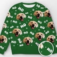 thumbnail image 4 of Sudadera con estampado de perro y gato, suéter navideño feo a la moda, informal, para niños, chándal de hip hop para hombre, suéteres navideños, 4 of 5