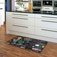 thumbnail image 5 of Area Rugs Carpet for Bedroom Floor Kitchen Rugs Basketball Graffiti Pattern Door Mat Bedside Runner Rug Living Room Washable Non Slip 39×20in, 5 of 7