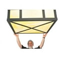 thumbnail image 7 of Meyda Tiffany 99441 Eight Light Down Lighting Outdoor Pendant - Black, 7 of 7
