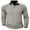 thumbnail image 4 of qolati Men's Casual Henley Shirts Classic Long Sleeve Basic Button T-Shirt Lightweight Athletic Cotton Golf Tops, 4 of 7