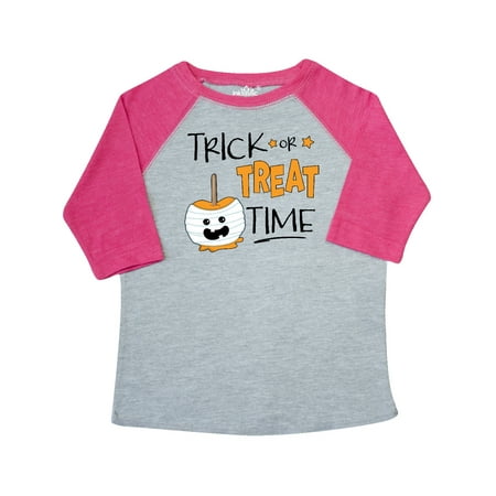 

Inktastic Halloween Trick or Treat Time Mummy Candy Apple Gift Toddler Boy or Toddler Girl T-Shirt