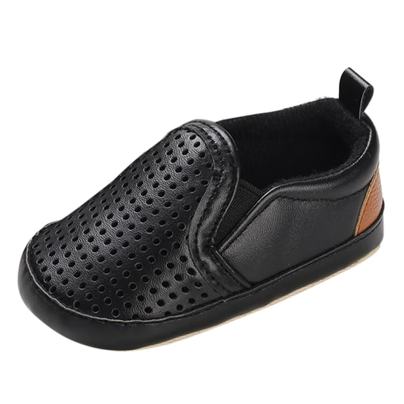 Generic Spring and Summer Children Infant Toddler Shoes Boys and Girls Sports Shoes Flat Bottom Hard Soled Baby Walking Shoes