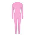 thumbnail image 5 of XWSHYW Romper Women Plus Size Long Sleeve Solid Color Jumpsuit Leisure Slim Fit Comfort Waist Long Rompers, 5 of 5