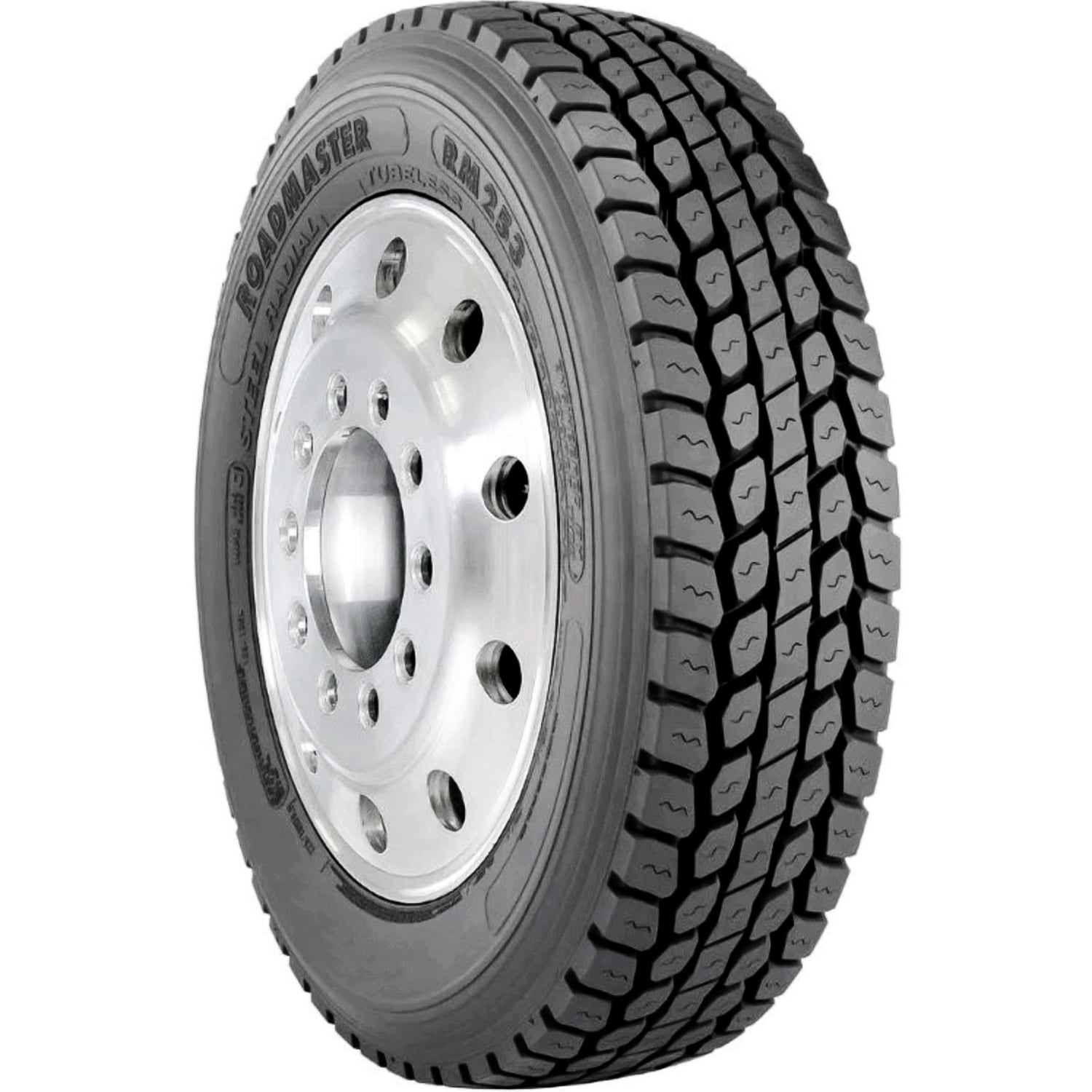 Roadmaster (by Cooper) RM253 245/70R19.5 H 16 Ply Drive Commercial Tire