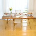 thumbnail image 3 of Yayeee Table Runner 90 inches Long Home Kitchen Dinning Party Decoration, Red and White Floral Pattern, 3 of 7