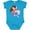 Turquoise, variant on Inktastic Superhero Girl, Cute Girl, Brown Hair, Pink Cape Girls Baby Bodysuit