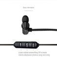 thumbnail image 3 of Magnético Bluetooth CVC HiFi Auricular Deporte Banda para el cuello Música con micrófono Micphone Negro Baoblaze Auricular deportivo Bluetooth, 3 of 3