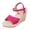 Hot Pink, variant on Womens Cross-Band Platform Wedge Dressy Sandals 2026 Fashion Casual Suede Open Toe Ankle Strap Espadrilles Chunky Heeled Dress Shoes Summer Beige Size 8