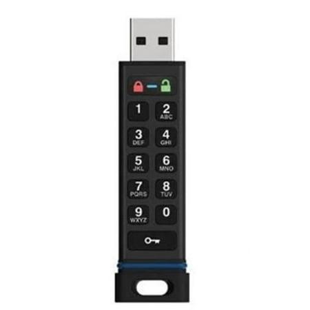 UPC: 0851027007356 | Securedata SU-KP-BL-64 Securedata KP 64GB USB Keypad Unlock Fips USB Flash Drive