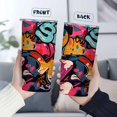 thumbnail image 3 of Graffiti Art Tumbler 20oz | Stainless Steel Insulated Travel Cup with Leak-Proof Lid and Telescopic Straw | Home Mug for Coffee and Tea | Birthday and Christmas Gifts for Men and Women, 3 of 6