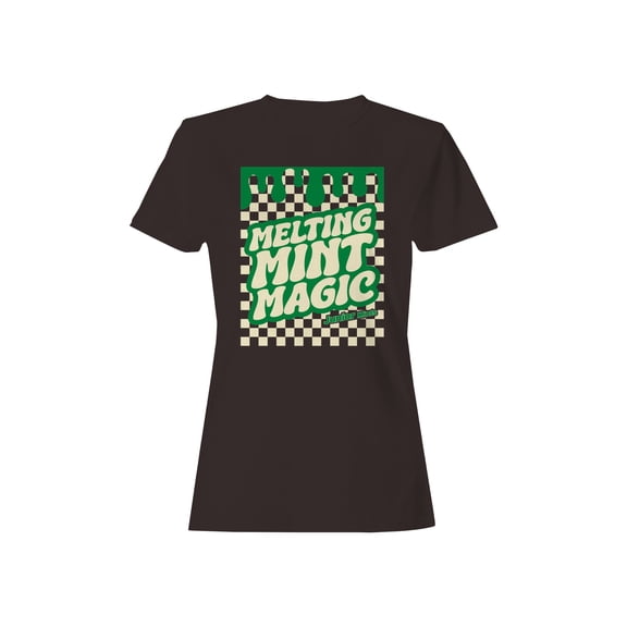 Officially Licensed Junior Mints Melting Mint Magic Design Women's T-shirt