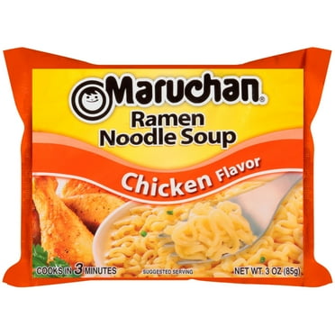 3 oz Maruchan Ramen Noodle Soup Chicken Flavor, Shelf Stable Package