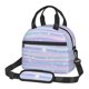 thumbnail image 1 of Easygdp Striped Gradient Caja de Almuerzo para Mujeres y Hombres, Bolsa de Almuerzo Insulada, Bolsas Reutilizables Impermeables para Viajes, Trabajo y Picnics, 1 of 7