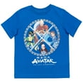 thumbnail image 5 of Avatar The Last Airbender Sokka Aang Katara Little Boys 3 Pack T-Shirts Red/Black/Blue 6, 5 of 5