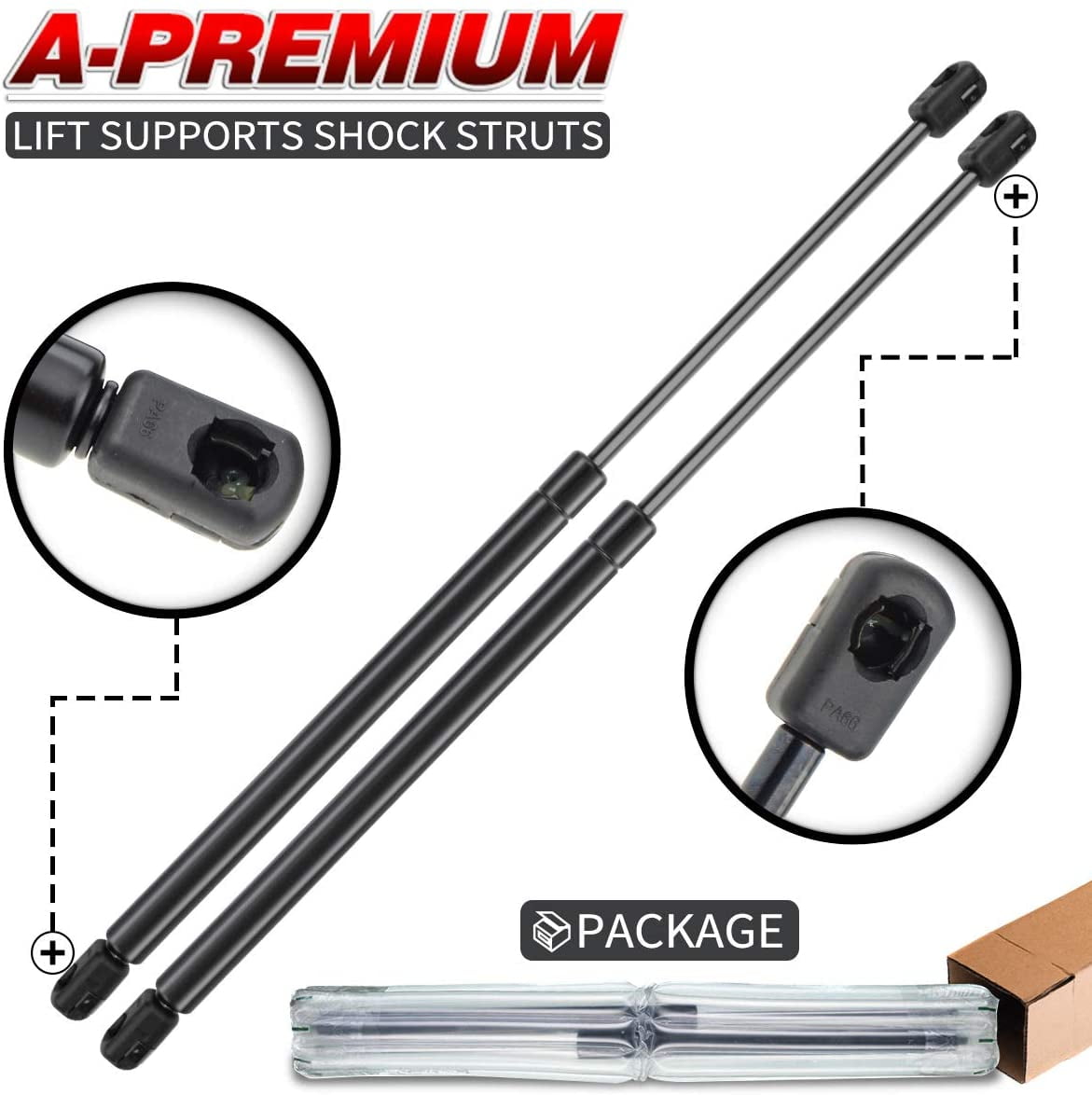 APremium Rear Window Lift Supports Shock Struts Replacement for Kia