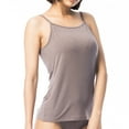 thumbnail image 3 of Shero StayFresh Spaghetti Strap Tank Top, Zinc Oxide Camisole for Women with Sensitive Skin, Prevents Odors, Bacteria Resistant, Taupe, SM, 3 of 8