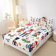 thumbnail image 4 of Homewish Happy New Year Full Size Sheets 4-Piece for Boys Girls Teens,Christmas Nutcracker Breathable Bed Sheets,Xmas Festival Lightweight Sheet Sets,Ultra Soft Home Decor, 4 of 7