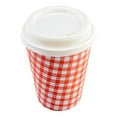 thumbnail image 1 of Restpresso White Plastic Coffee Cup Lid - Fits 8, 12, 16 and 20 oz - 500 count box, 1 of 2