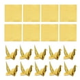 thumbnail image 3 of 100 Sheets of Square Folding Paper Shiny Origami Paper Pearl Coating Paper, 3 of 8