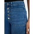 thumbnail image 2 of Time and Tru Women's Patch Pocket Flare Jeans, 31" Inseam, Sizes 0-22, 0L-22L, 2 of 6