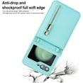thumbnail image 6 of fREQO for Samsung Galaxy Z Flip 5 Luxury Zipper Wallet Phone Case, Multi-Function Kickstand Card Holder Adjustable Crossbody Strap, Fashion Flip Case, 6 of 8