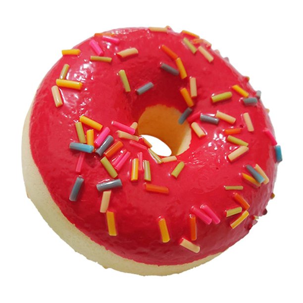 Juguetes novedosos, Donuts artificiales, alivio del estrés, juguetes para apretar, modelo de pastel de simulación