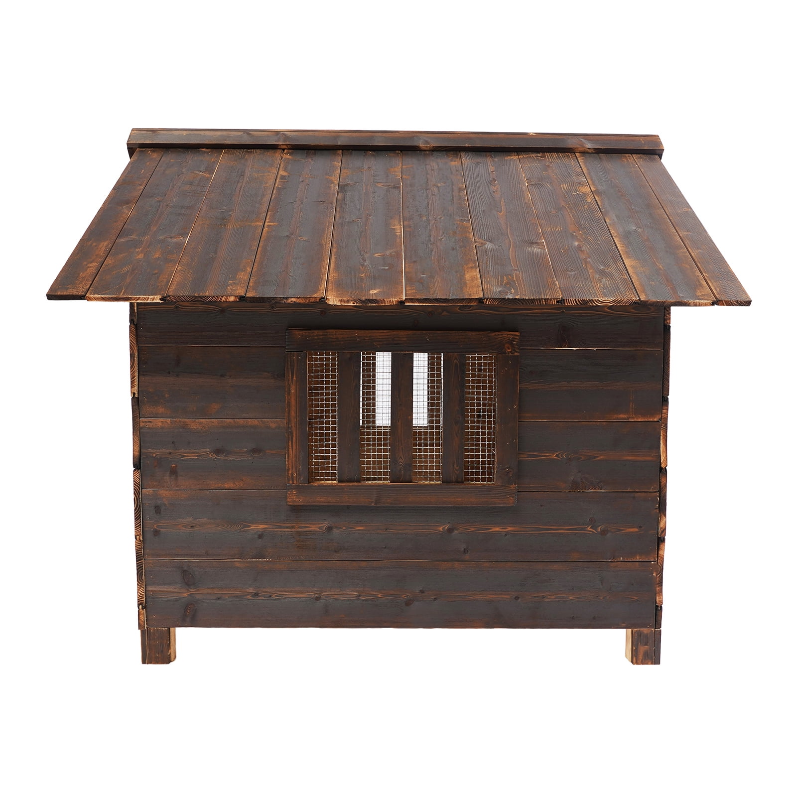 Dog House, Dog House With Window and Door, Pet House for Outdoor and Indoor Use or Pet Stores, or in Gardens, Backyards, Balconies, and Other Places (30.31*34.65*31.89in)