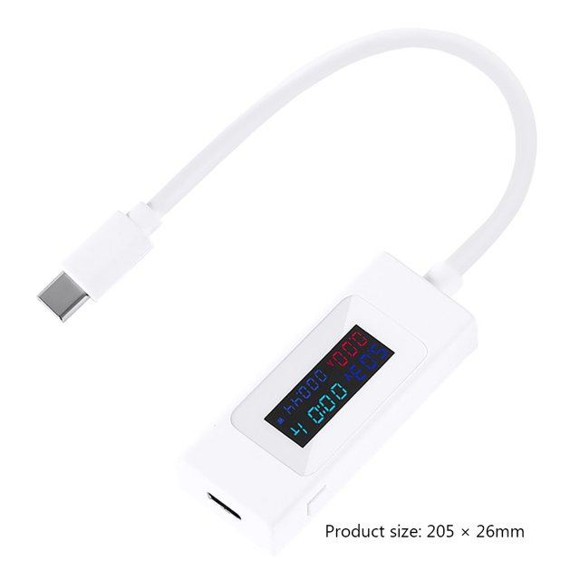 Pantalla a color HD Medidor de potencia Identificación rápida para herramienta de electricista (Blanco) Likrtyny Para estrenar