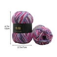 thumbnail image 3 of hengsof Milk Cotton Yarn for Crocheting Colorful Knitting Yarn Multi Colored Yarn Soft Rainbow Yarn Crochet Yarn for Crocheting and Knitting Craft Project, 3 of 5