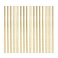 thumbnail image 1 of Uxcell 20 Pcs Tige Ronde en Laiton, 4mm x 4 Pouces, Cuivre, 1 of 5