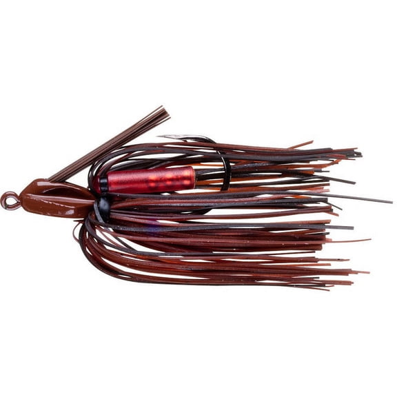 Booyah Baits Swim'N Jig 1/2 oz Fishing Lure - Black Brown