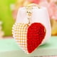 thumbnail image 1 of Llavero de corazón melocotón | Colgante de regalo de San Valentín | Lindo Charm de Hierro para Mochila, Bolso de Hombro, Teléfono | Accesorio decorativo | Rojo Azul Rosa Blanco | 9x4cm | 1 paquete, 1 of 6