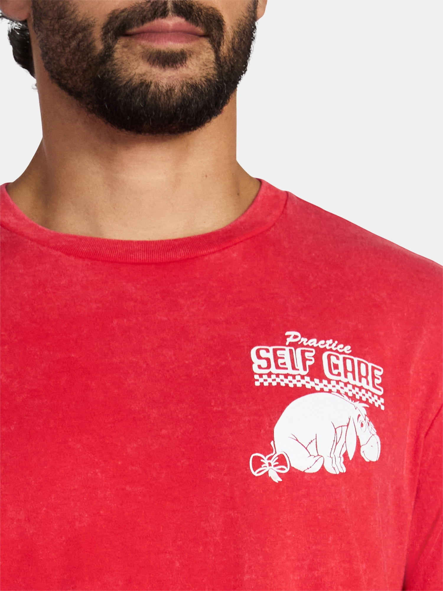 Winnie the Pooh, Men's & Big Men's Valentine's Day Graphic Tee, Eeyeore, Sizes XS-3XL