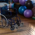 thumbnail image 1 of Phenofice 2Pcs Elevating Wheelchair Leg Rest PP Black Stable Support Daily Use, 1 of 8