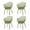 Green, variant on BPS Resin Dining Chairs Set of 2, Modern Outdoor Patio Furniture Plastic dining chairs, ergonomic back, armrests, weather-resistant for patio, backyard, deck, porch, easy to clean, Beige