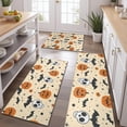 thumbnail image 2 of Halloween Pumpkins Bats Skulls and Spiders Kitchen Rugs Sets Of 3,Kitchen Runner Rugs Non Skid Washable,Decorative Kitchen Floor Mats for Kitchen,Sink,Laundry,17"x30"+ 17"x47" + 17"x59", 2 of 6