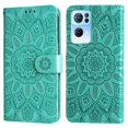 thumbnail image 2 of Funda tipo cartera GANGXUN para OPPO Reno 7 Pro 5G , diseño girasol, cuero PU, soporte, cierre magnético, tarjetero, 2 of 5
