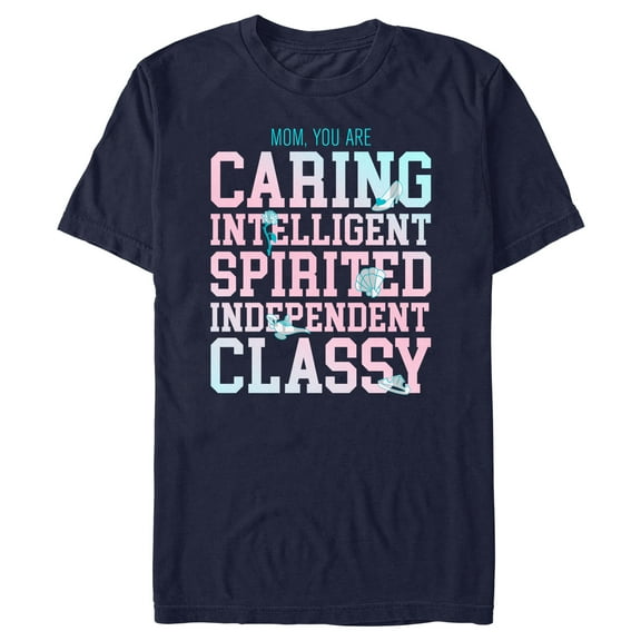 Men's Disney Princess Mom You Are Everything Graphic Tee Navy Blue 3X Large