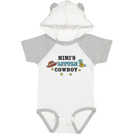 

Inktastic Mimis Little Cowboy with Cowboy Hat and Boots Gift Baby Boy Bodysuit