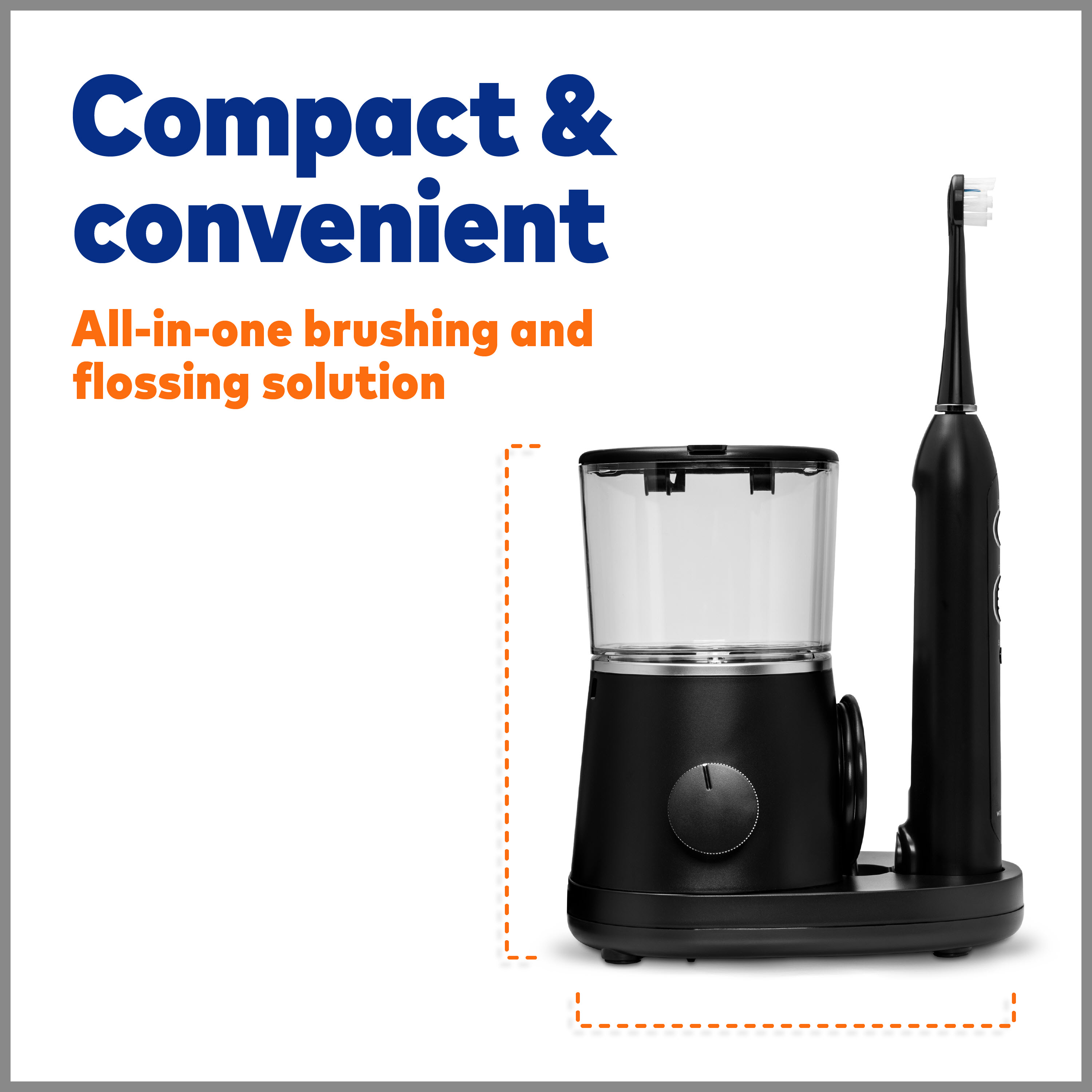Waterpik Sonic-Fusion 2.0 Flossing Toothbrush, Electric Toothbrush & Water Flosser Combo, Black - image 5 of 13
