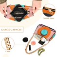 thumbnail image 2 of FORMRS Womens Shoulder Bag with Chain Strap Clutch Purse Cute Tote Handbag, Orange Circle, 2 of 7