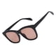 thumbnail image 2 of Gafas de sol rectangulares de gran tamaño Nikou con montura negra y lentes naranjas, 2 of 12