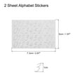 thumbnail image 2 of 2 Sheets Cursive Number Stickers for Resin Nails 3D Small Silver Number Sticker Metallic Alloy for Epoxy Resin, 2 of 6