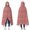 Red Christmas Folk, variant on Wearable Blanket,Christmas Folk Pattern Hooded Wearable Flannel Blanket for Adults & Teens,Winter Poncho Shawl Wrap Cape Cozy Anti-Pill,50"x60"