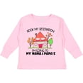 thumbnail image 3 of Inktastic Book my Reservation I'm Going To My Nana and Papa's- House Boys or Girls Long Sleeve Toddler T-Shirt, 3 of 5