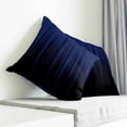 thumbnail image 3 of Navy Blue Black Ombre Pillow Covers 18x18 Inch Decorative Throw Pillow Cover, Modern Abstract Striped Gradient Sofa Pillowcases Accent Cushion Case Home Decor Bedroom Living Room, 3 of 6